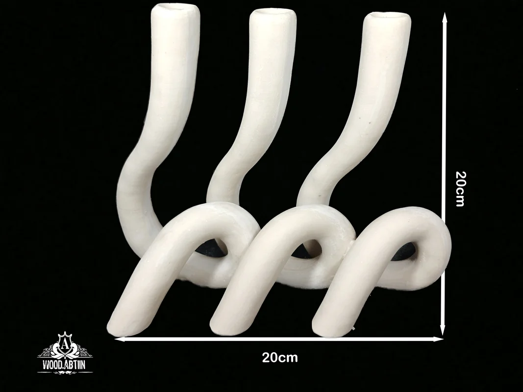 پلیاستر شمعدان گیسو سه شعله