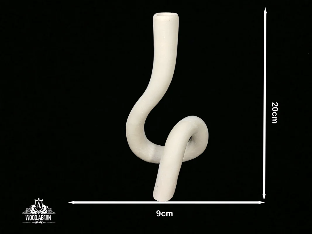 پلیاستر شمعدان گیسو تک شعله