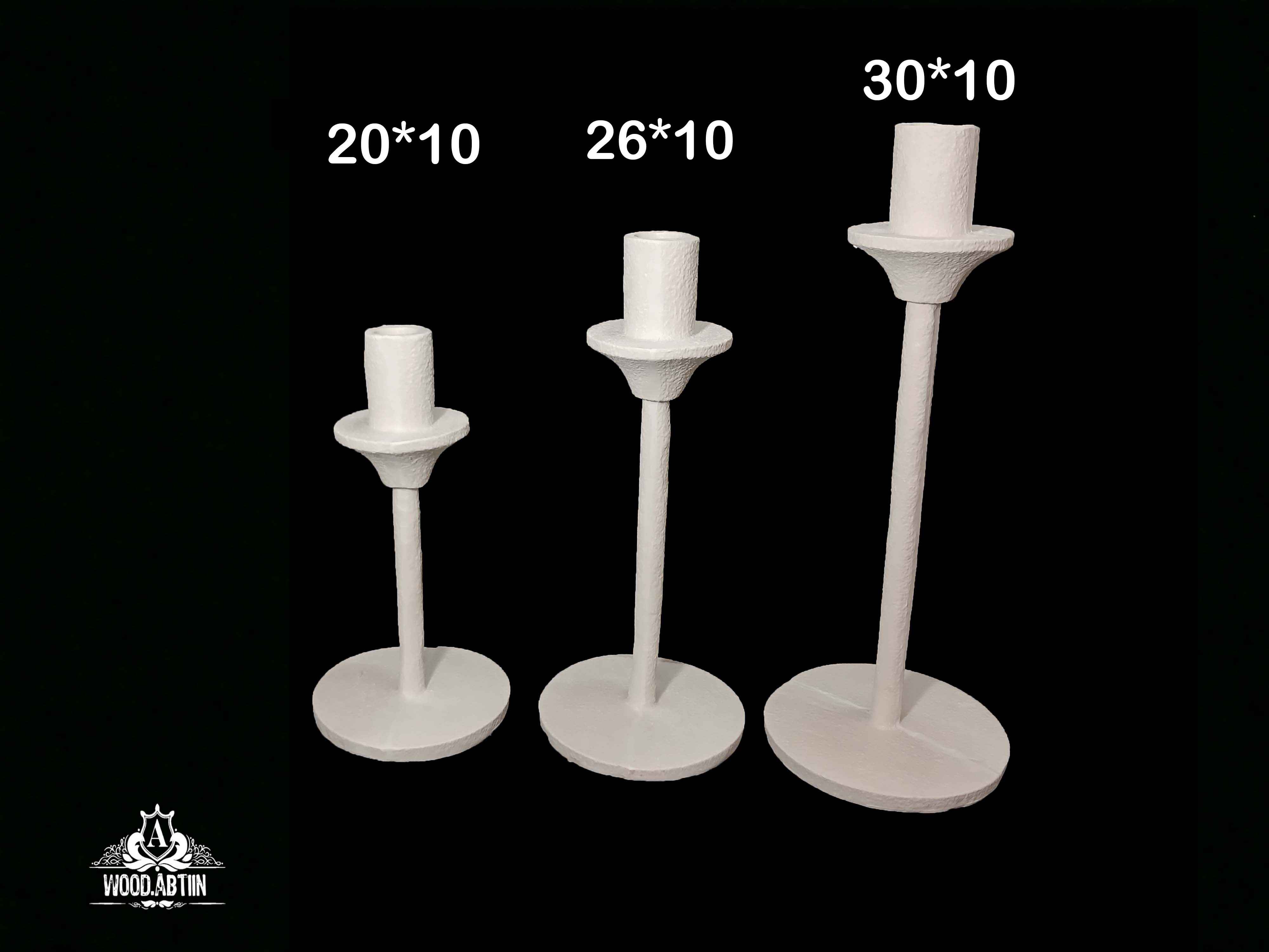 پلی‌استر شمعدان تکسچری سه سایز