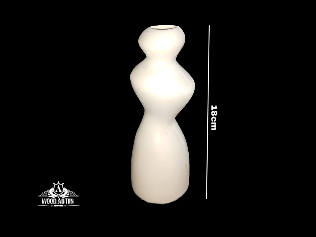 پلیاستر شمعدان دفرمه دوقلو