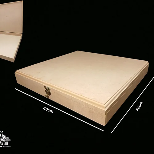 جعبه چوبی خام 40در40در ارتفاع6