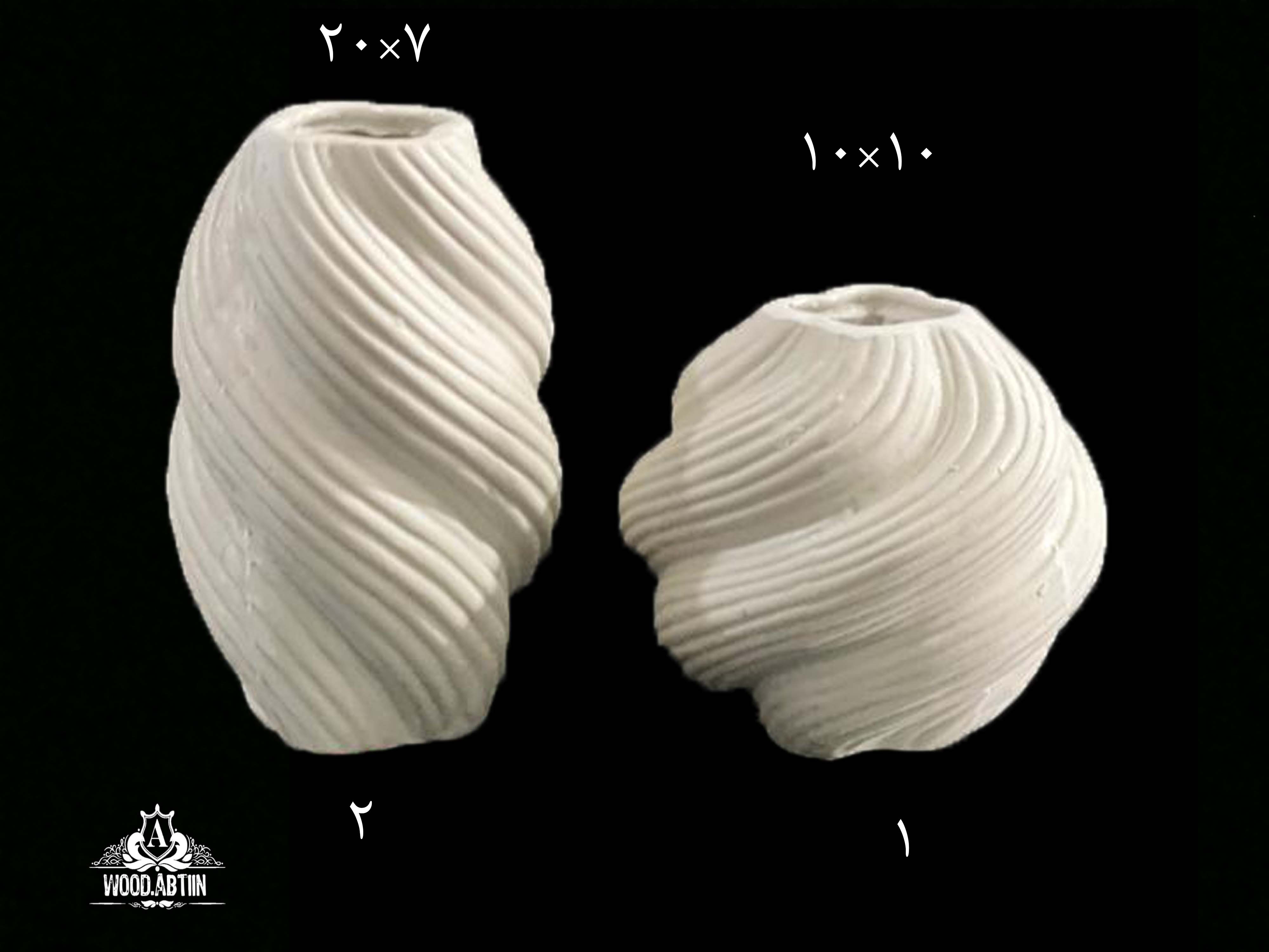 پلی‌استر گلدان مینی پیچی دوسایز