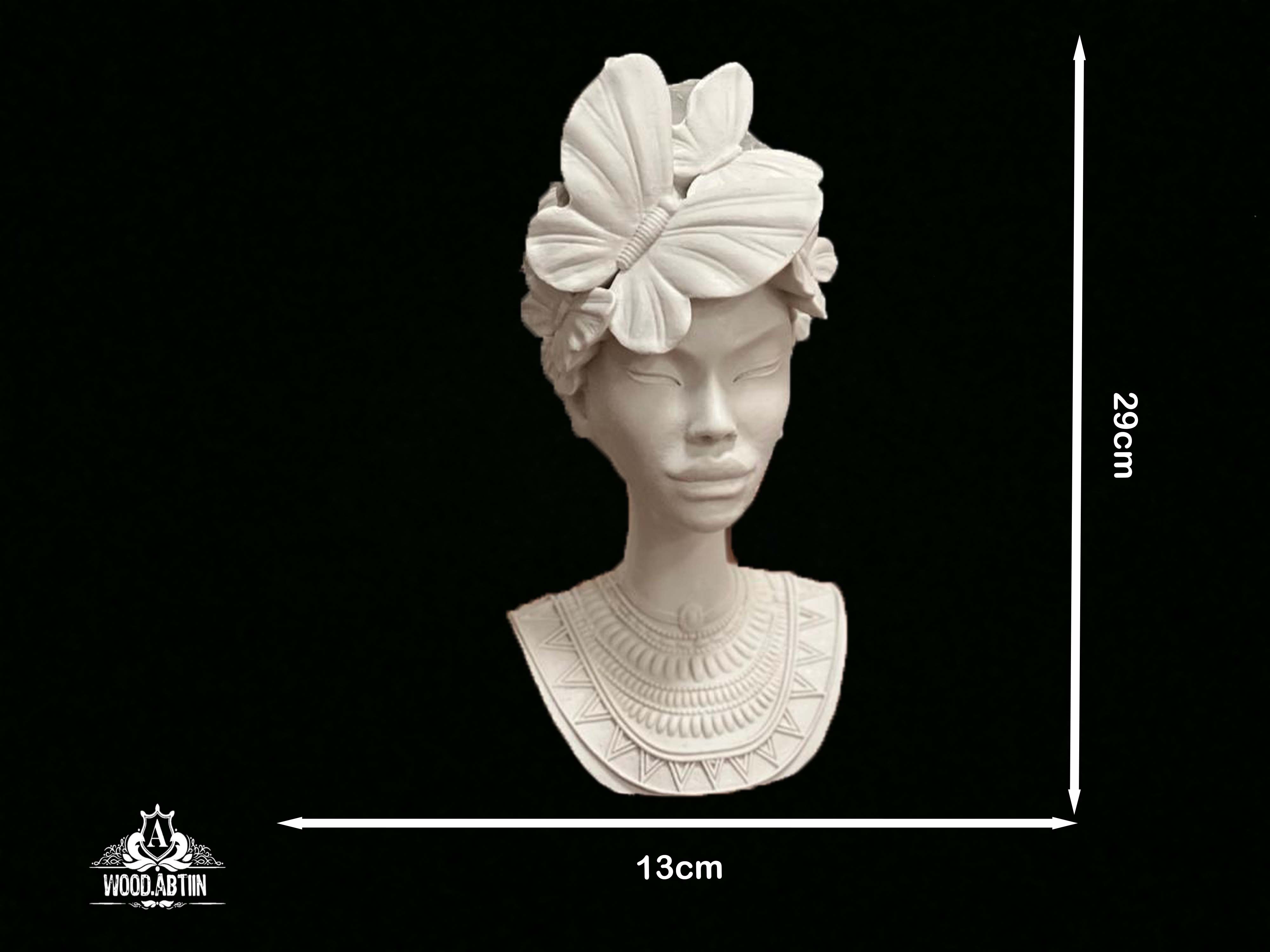 پلی‌استر نیم تنه آفزیقایی پروانه