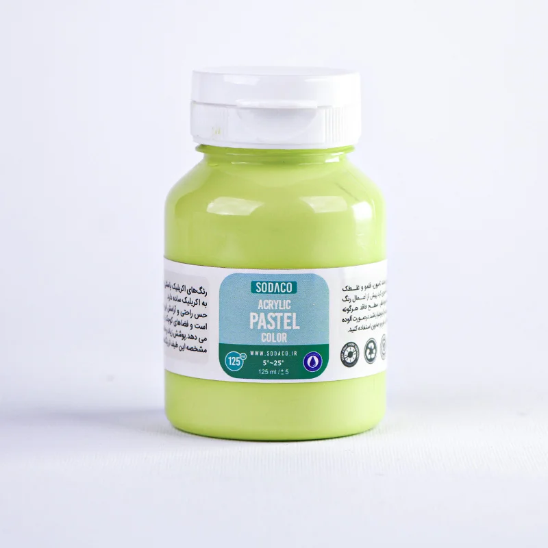 رنگ آکریلیک پاستلی سبز کاهویی سوداکو