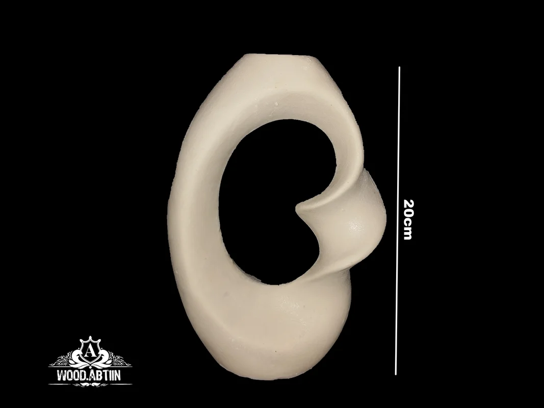 پلیاستر گلدان پیچی بزرگ