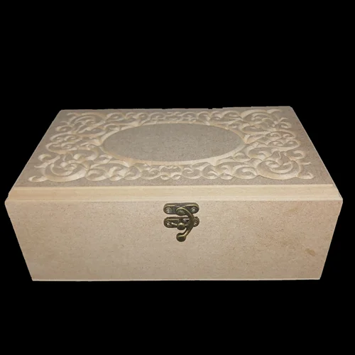 جعبه چوبی جاقاشقی منبت خام