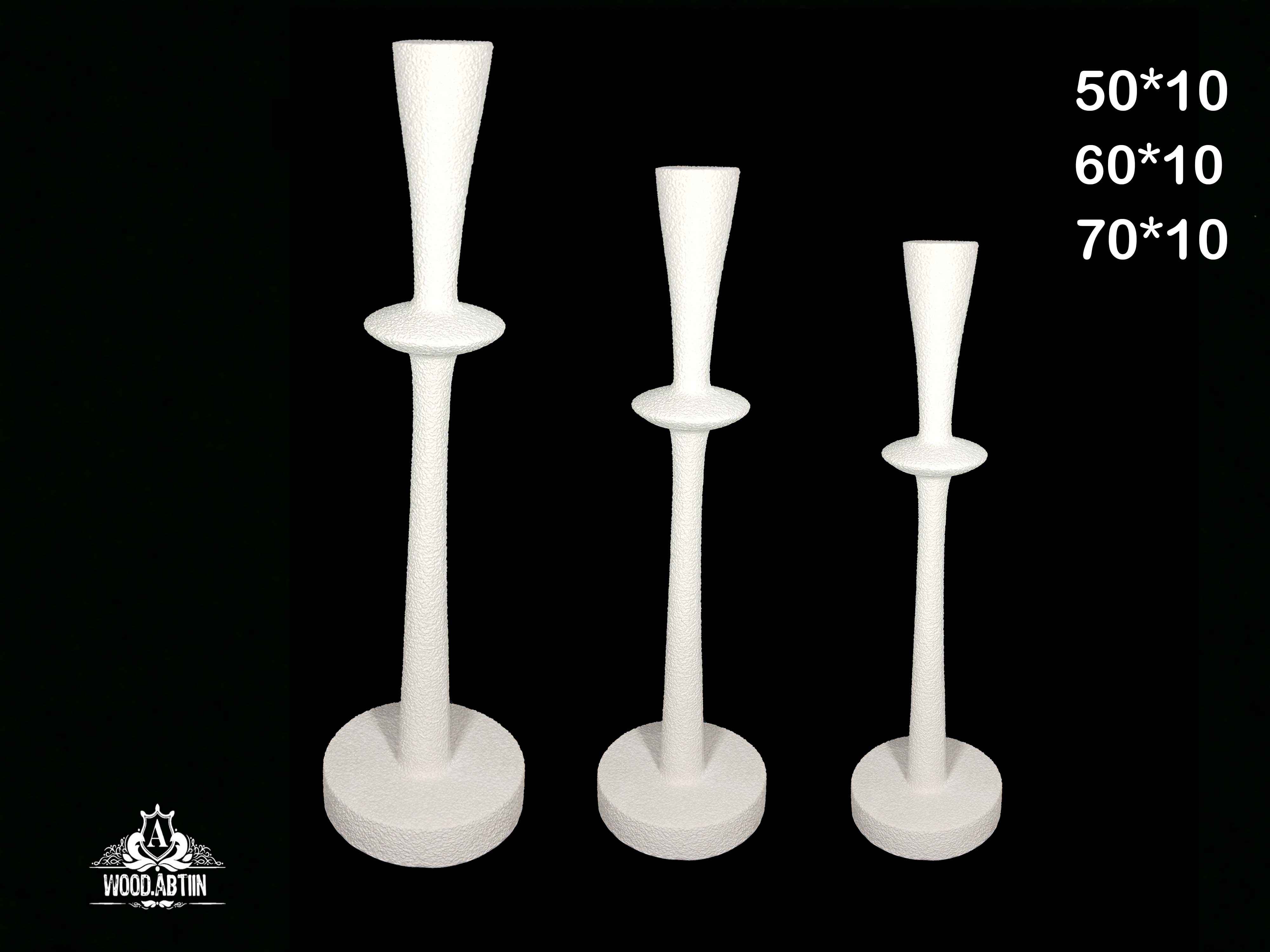 پلی‌استر شمعدان هلندی کنارسالنی 3سایز