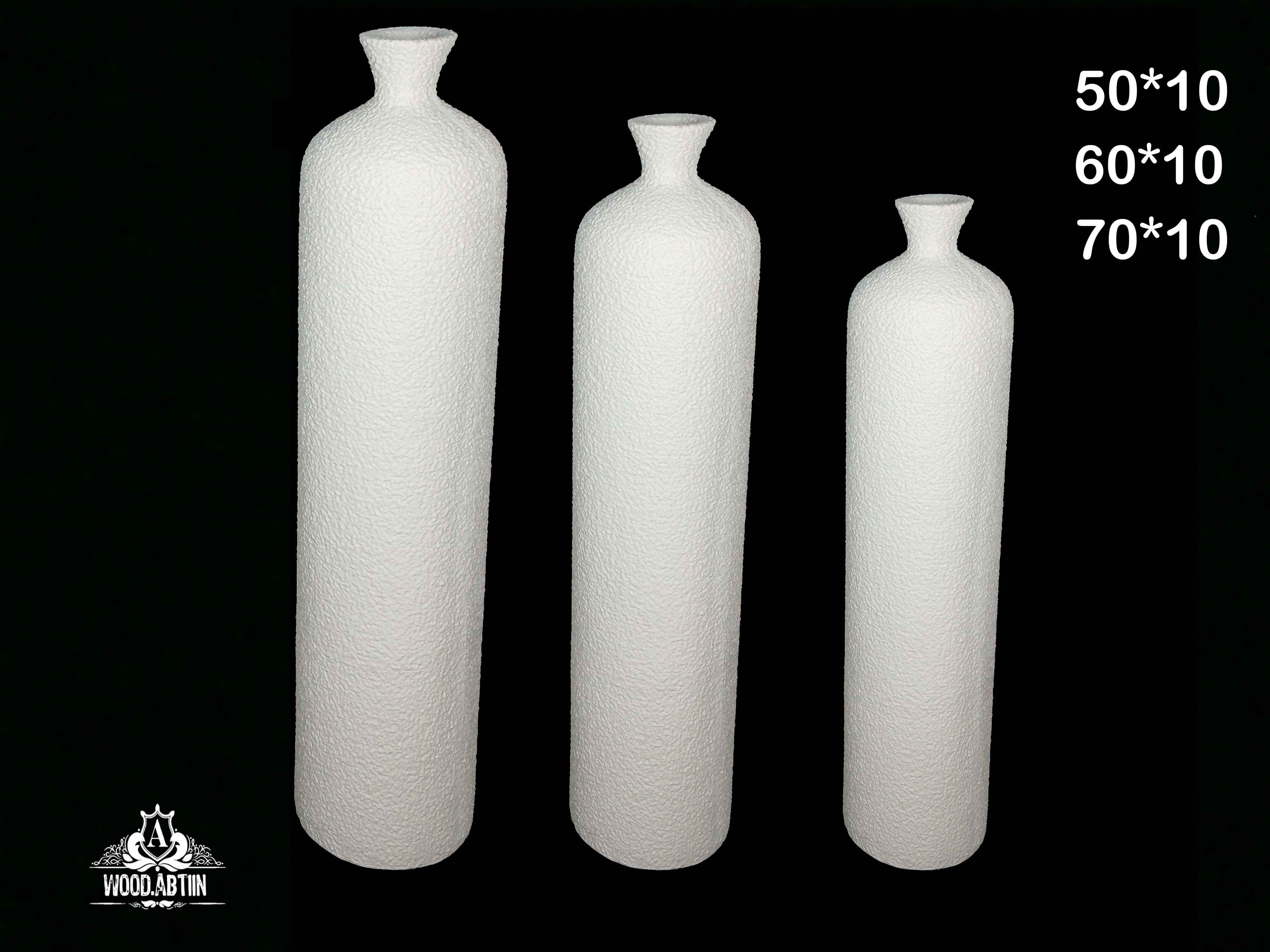 پلی‌استر گلدان کنارسالنی تکسچر سایز