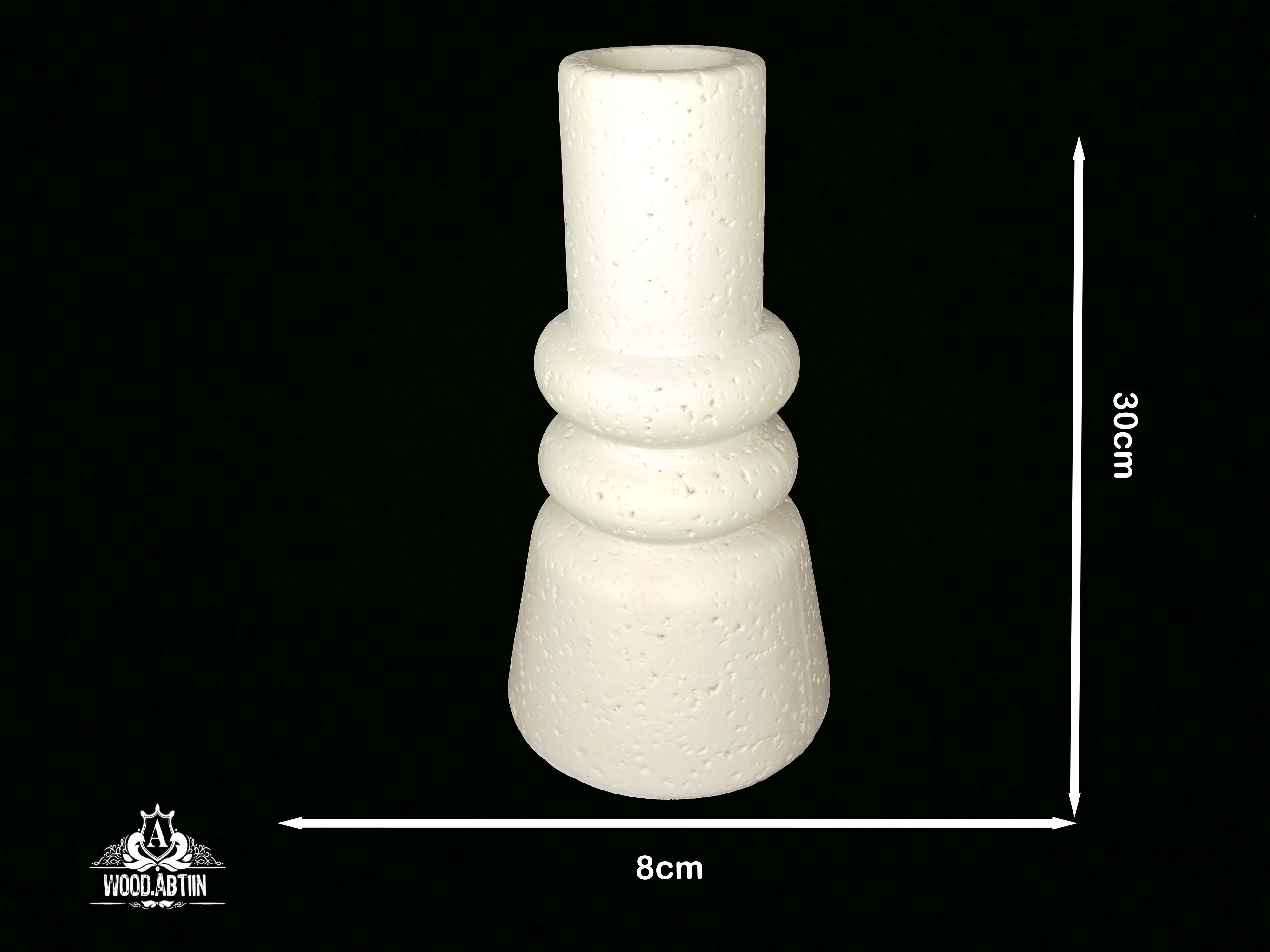 پلی‌استر گلدان دوپله سنگی