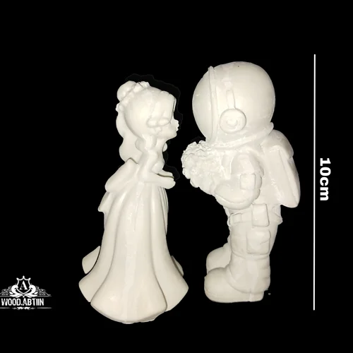 پلی‌استر فضانورد عروس و داماد کوچک