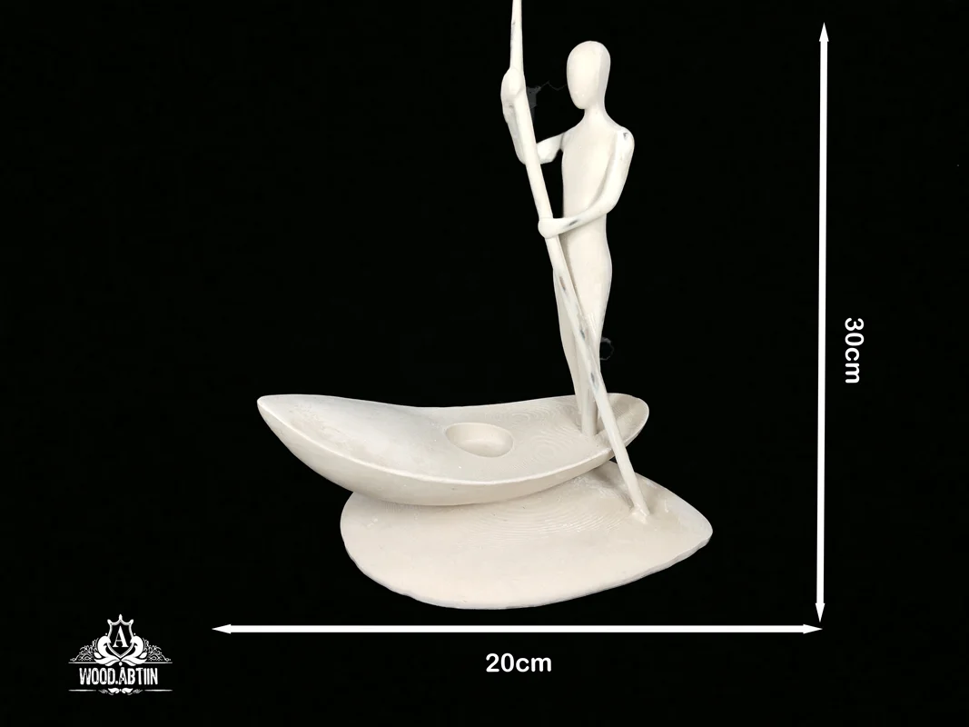 پلیاستر شمعدان قایقران