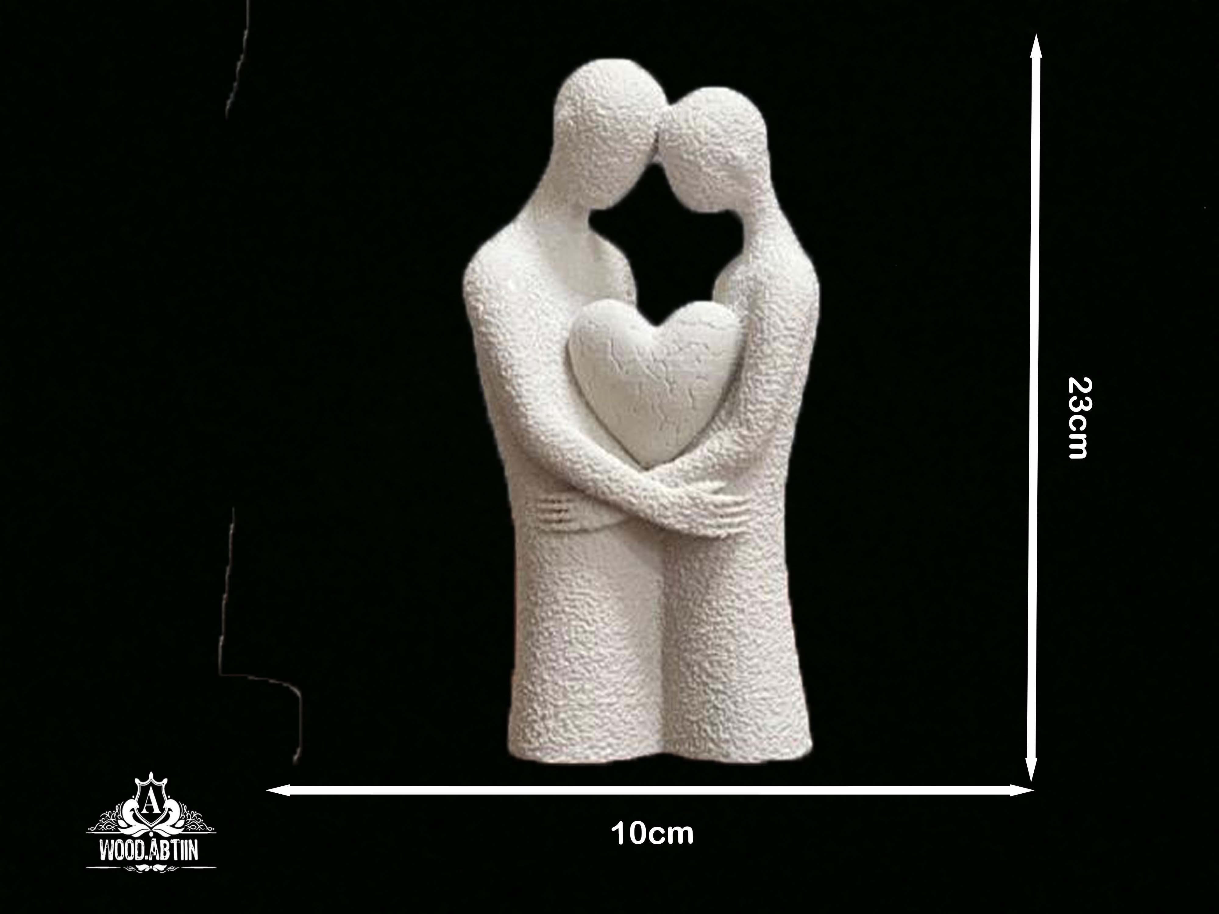 پلی‌استر زوج قلبی پازلی