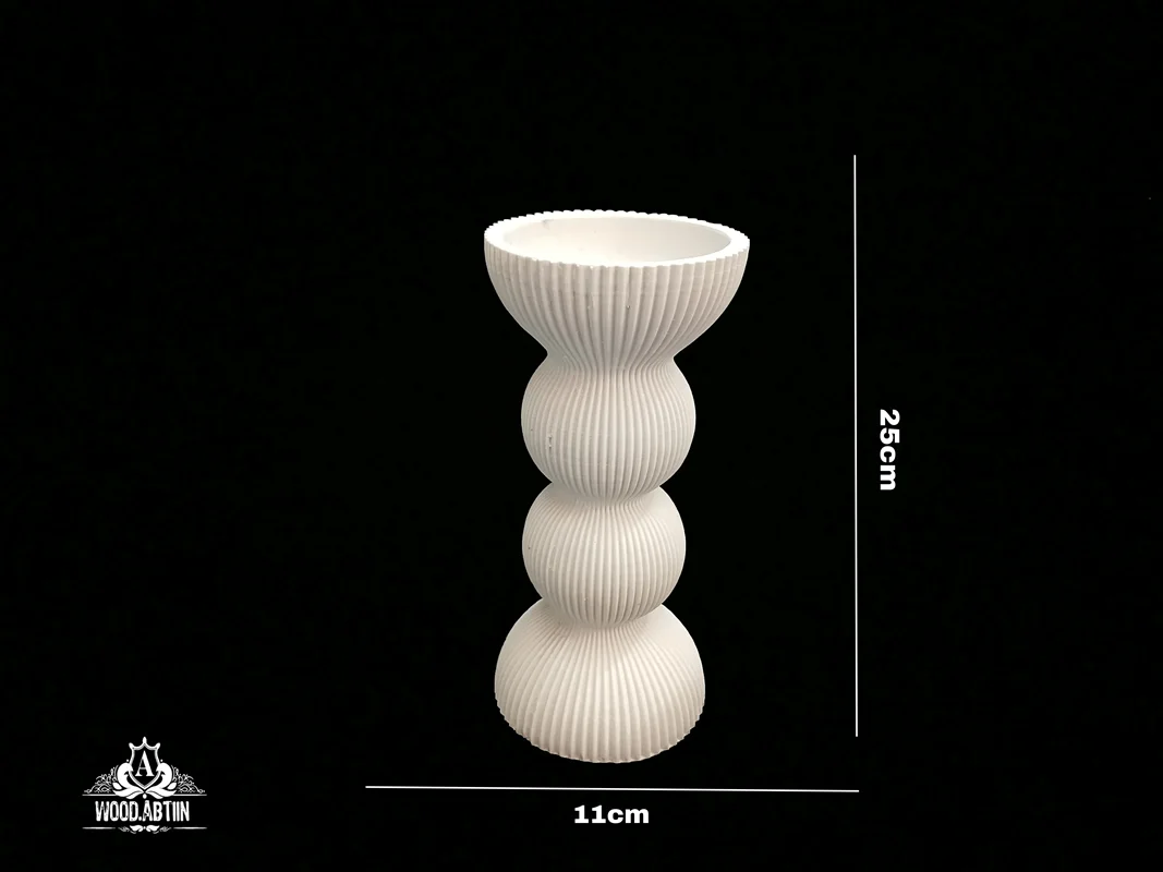 پلیاستر شمعدان خطی کوچک