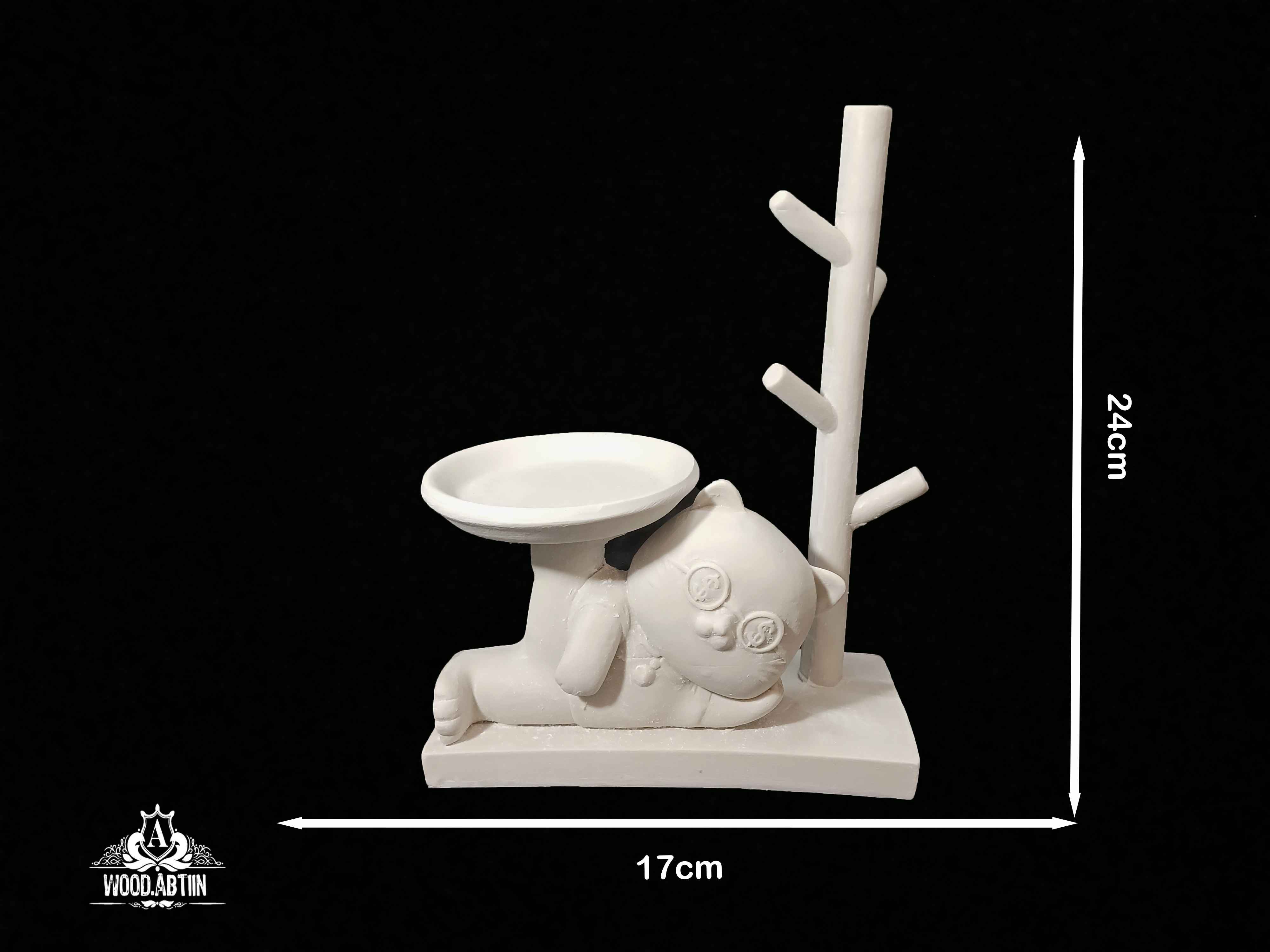 پلی‌استر خرس میزبان نشسته