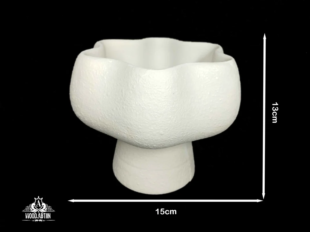 پلیاستر ظرف دفرمه پایهدار