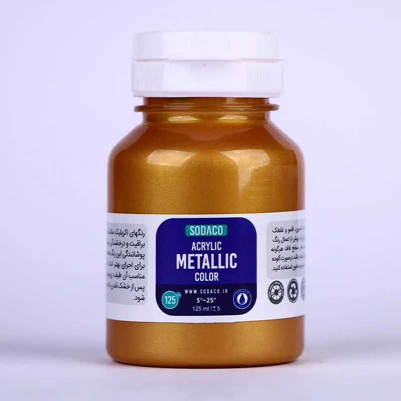 رنگ آکریلیک متالیک سوداکو برنز
