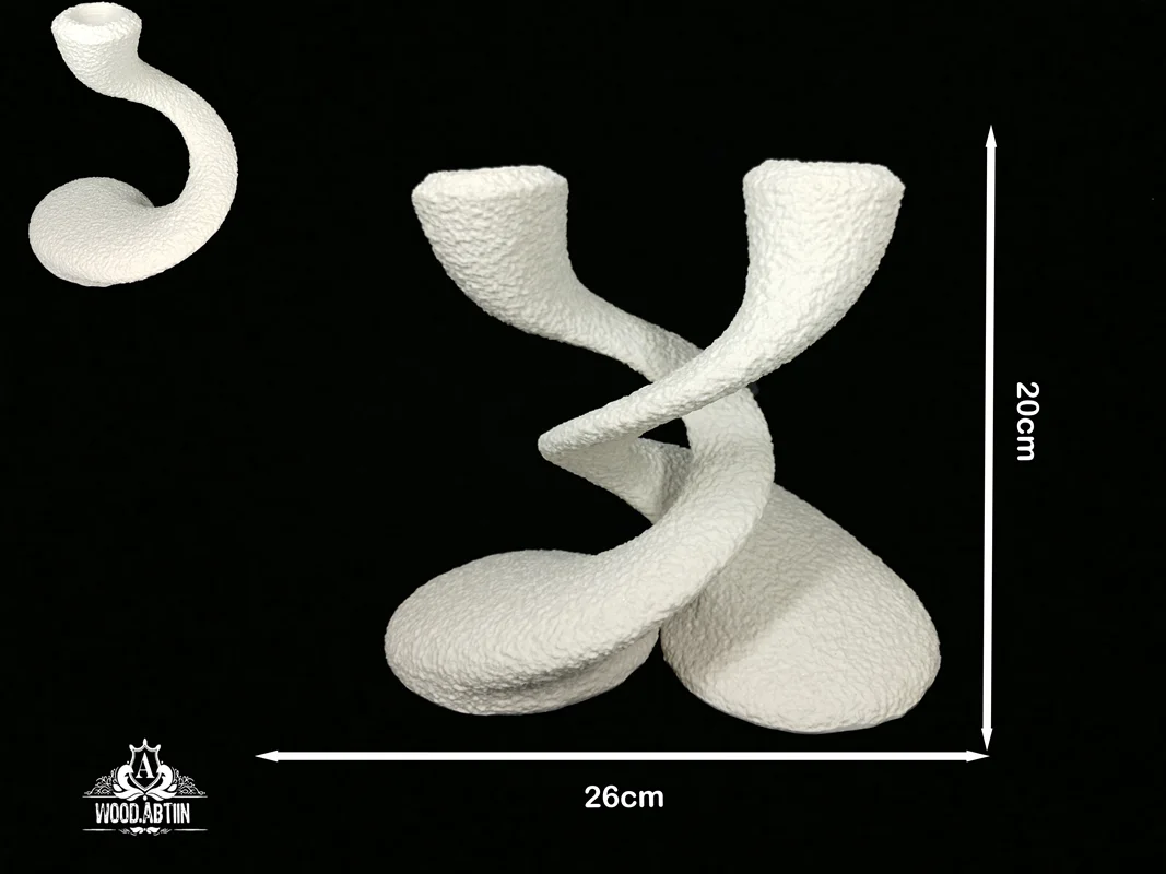 پلیاستر شمعدان تودلی بافتدار
